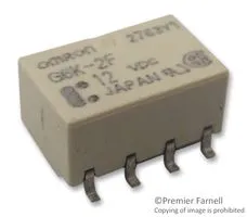 [137000] OMRON RELAY, SMD, 2xskifte, 12VDC, 1A, 1315R Højisoleret