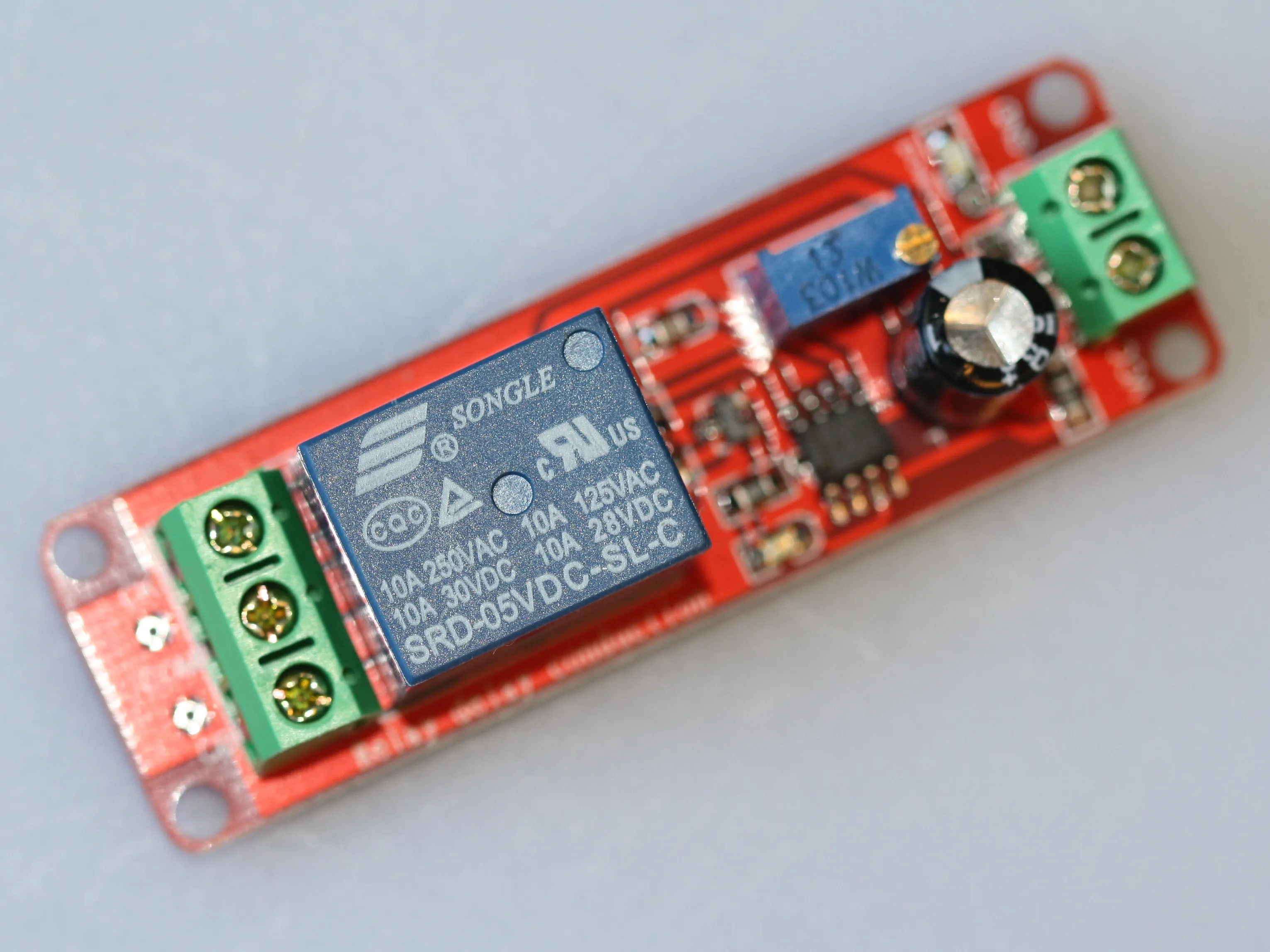 [137172] 6V Adjustable 0 to 2 Second Delay Relay Module