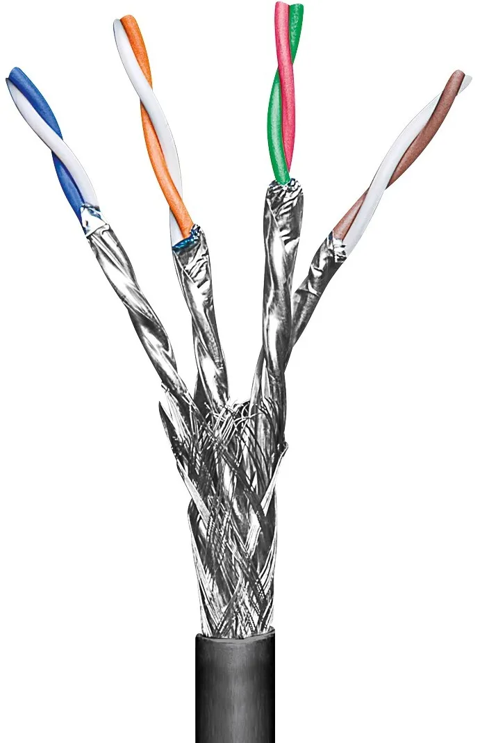 [137458] CAT 6 UDENDØRS skærmet netværkskabel, 100m SOLID