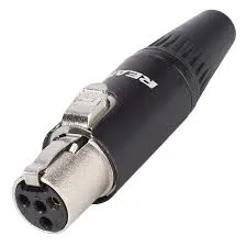[137537] Mini XLR 4-pol-stik hun REAN(NEUTRIK)