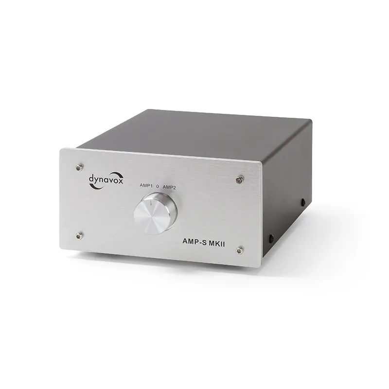 [138137] DYNAVOX Højttaler- / Forstærkeromskifter AMP-S MKII, sølv